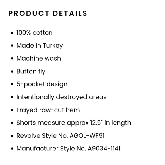 Agolde Dee Short in Washed Black - Picture 5 of 7